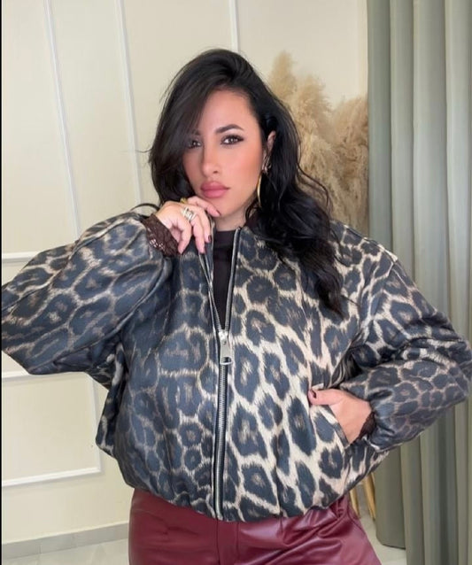 Bomber animalier mod.lumina